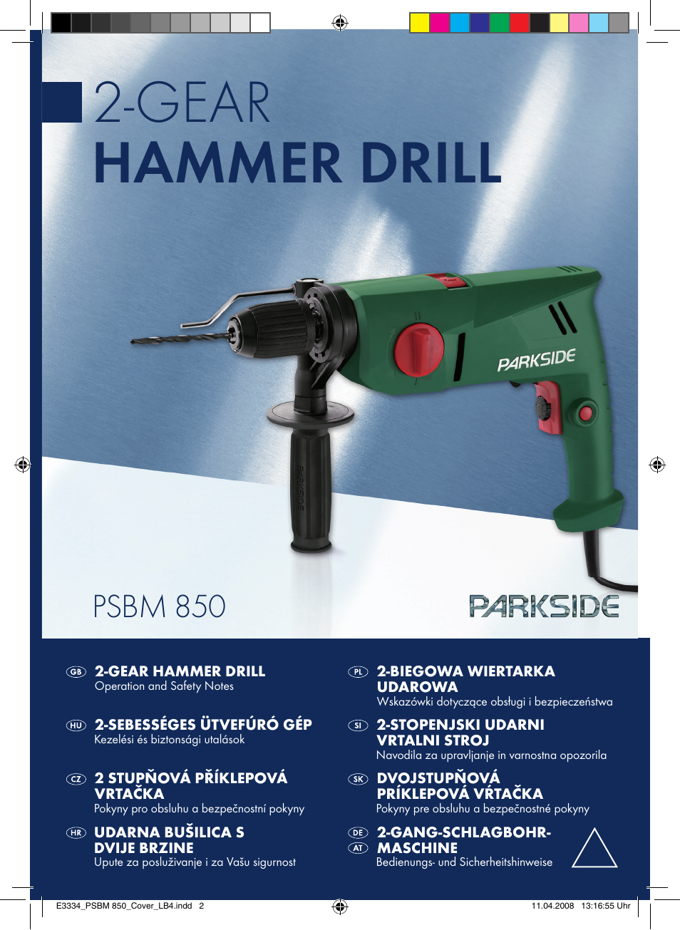 Parkside PSBM 850 User Manual | 77 pages