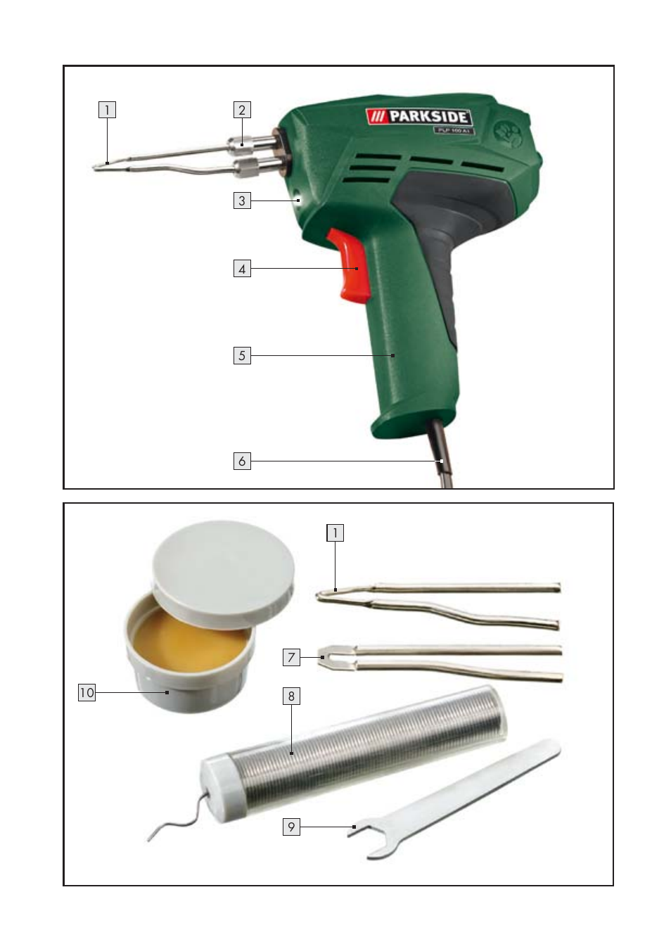 Parkside PLP 100 A1 User Manual | Page 3 / 18