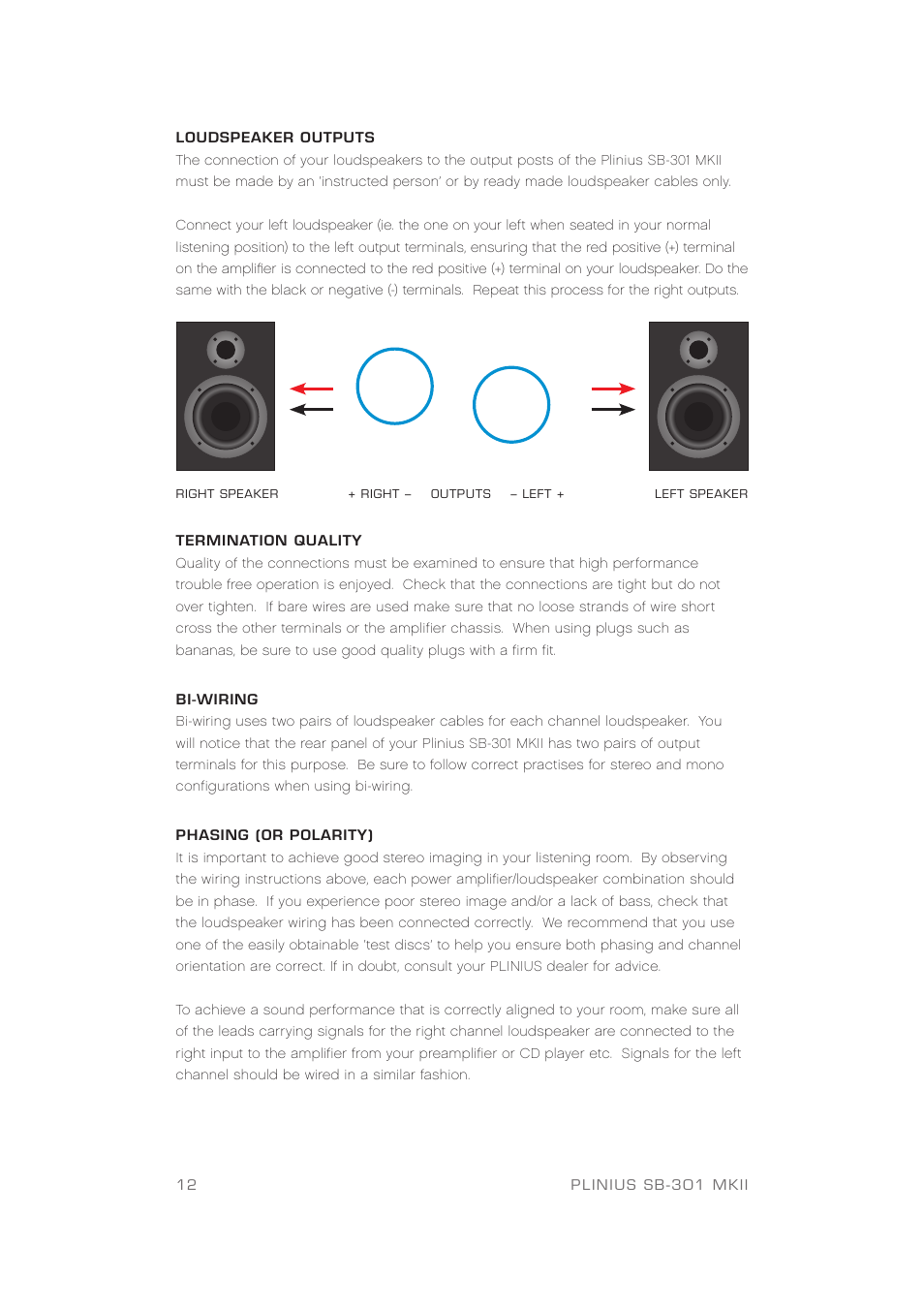 Plinius Audio SB-301 User Manual | Page 14 / 20