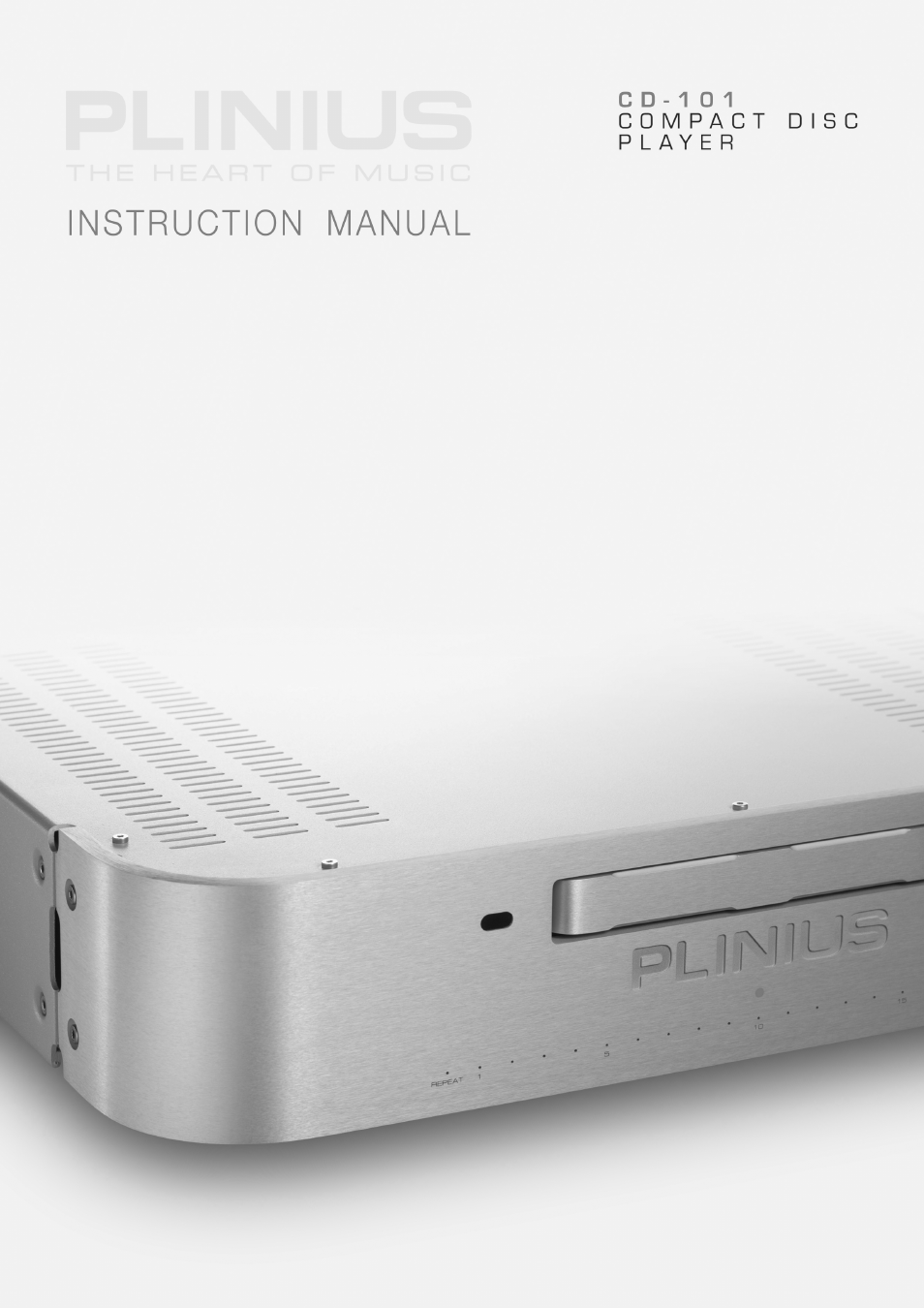 Plinius Audio CD101 User Manual | 17 pages