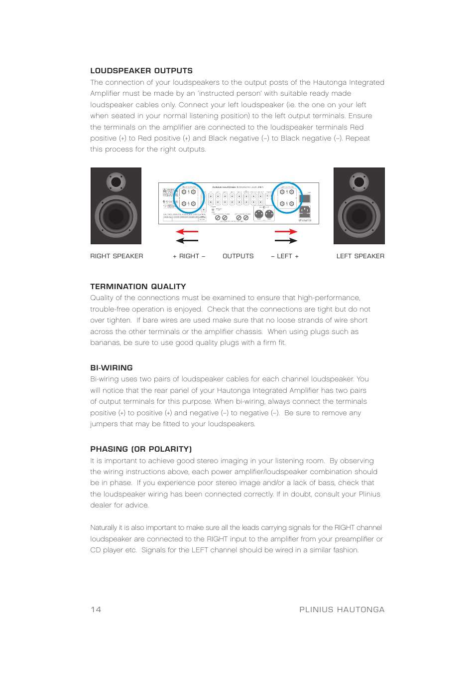 Plinius Audio Hautonga Intergrated Amplifier User Manual | Page 16 / 24