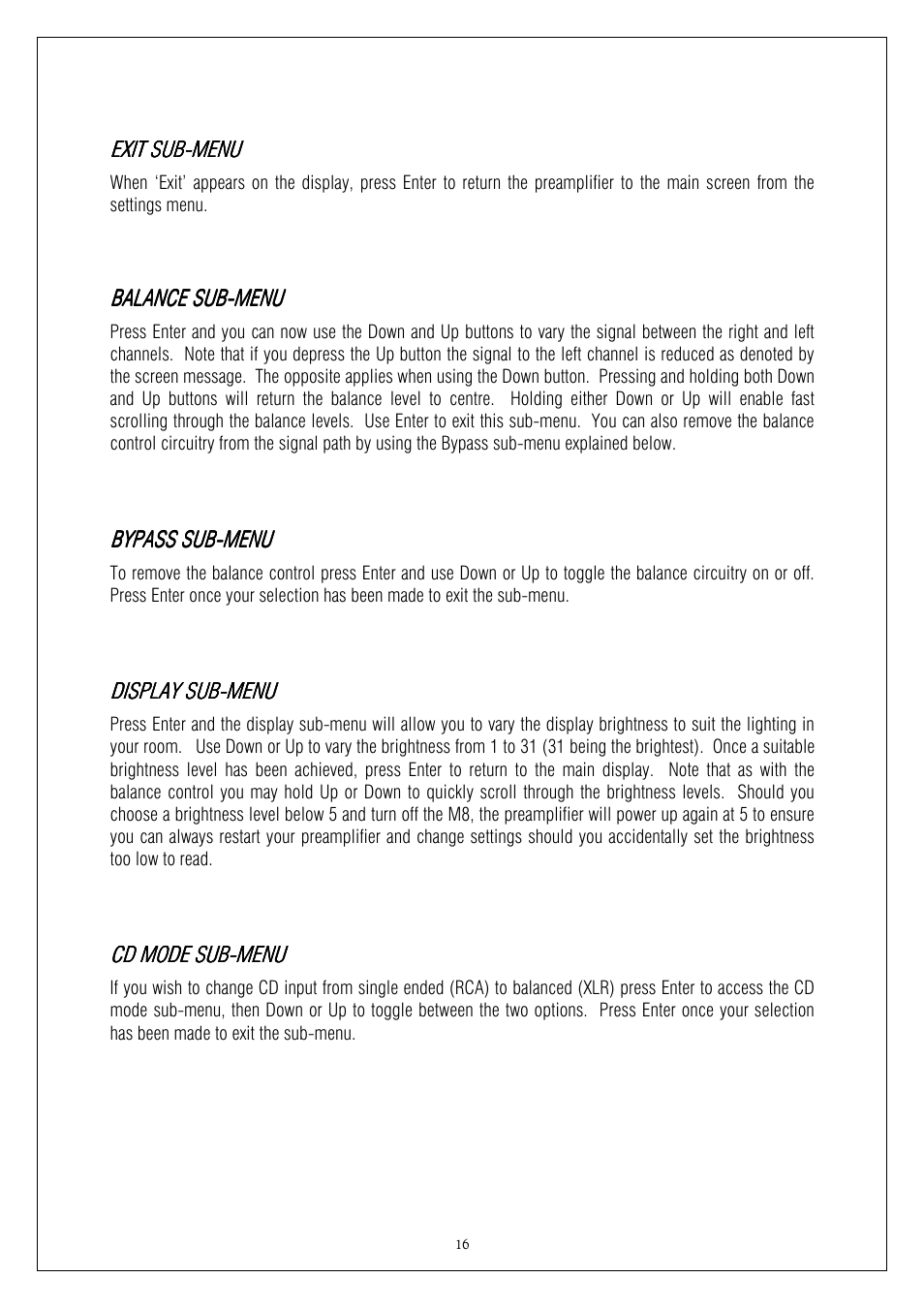 Plinius Audio M8 User Manual | Page 16 / 20