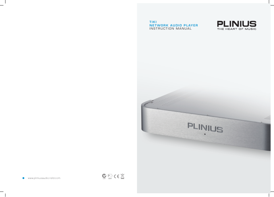 Plinius Audio TIKI Network Audio Player User Manual | 18 pages