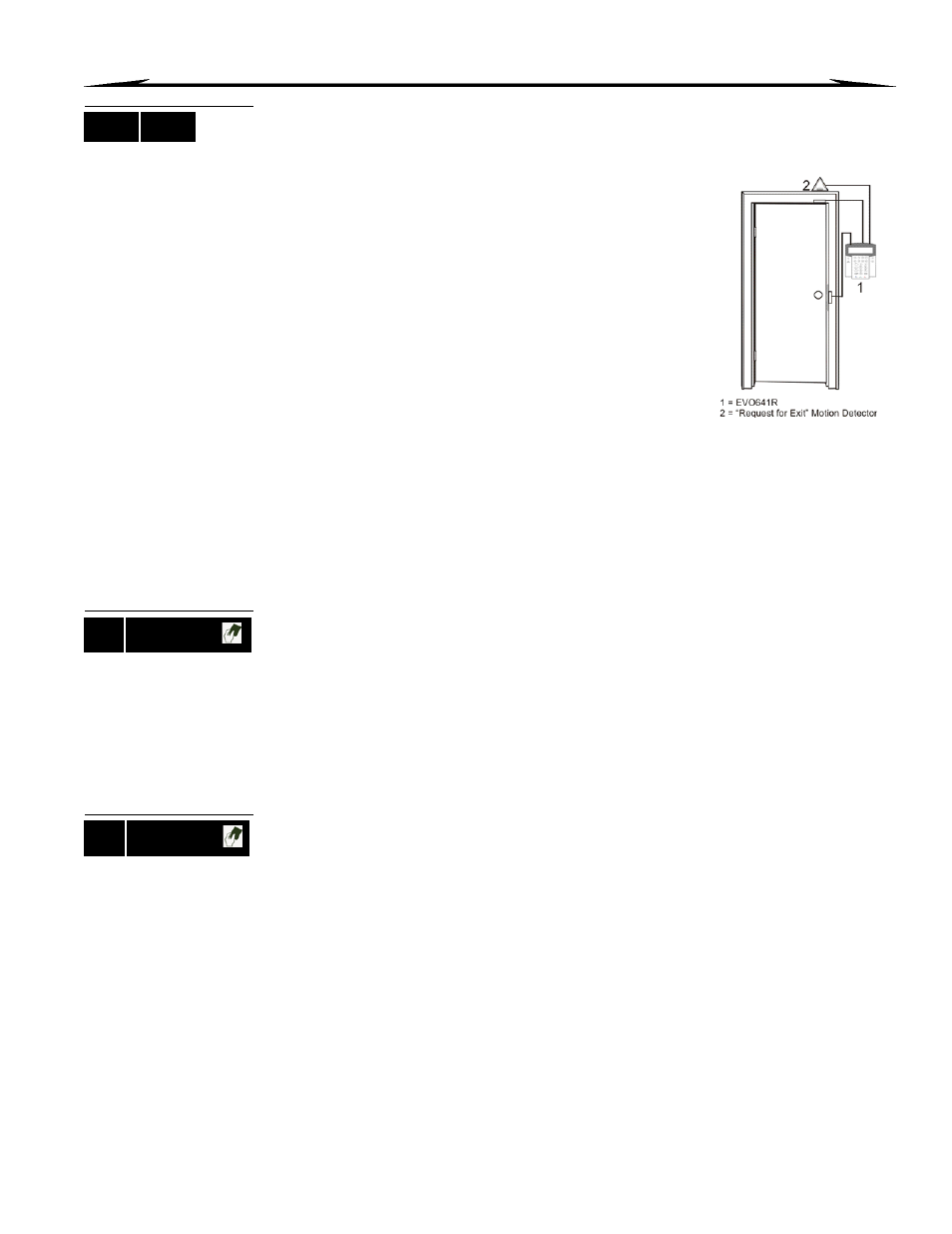 0 using access control, 1 entering & exiting, 2 arming and disarming with card | Paradox Hellas S.A. Digiplex EVO EVO192 User Manual | Page 19 / 36