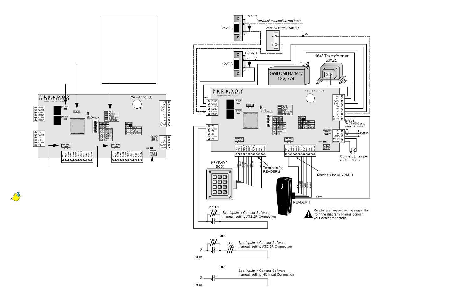 Paradox Hellas S.A. DIP Switches CAA470A-EI02 User Manual | Page 2 / 2