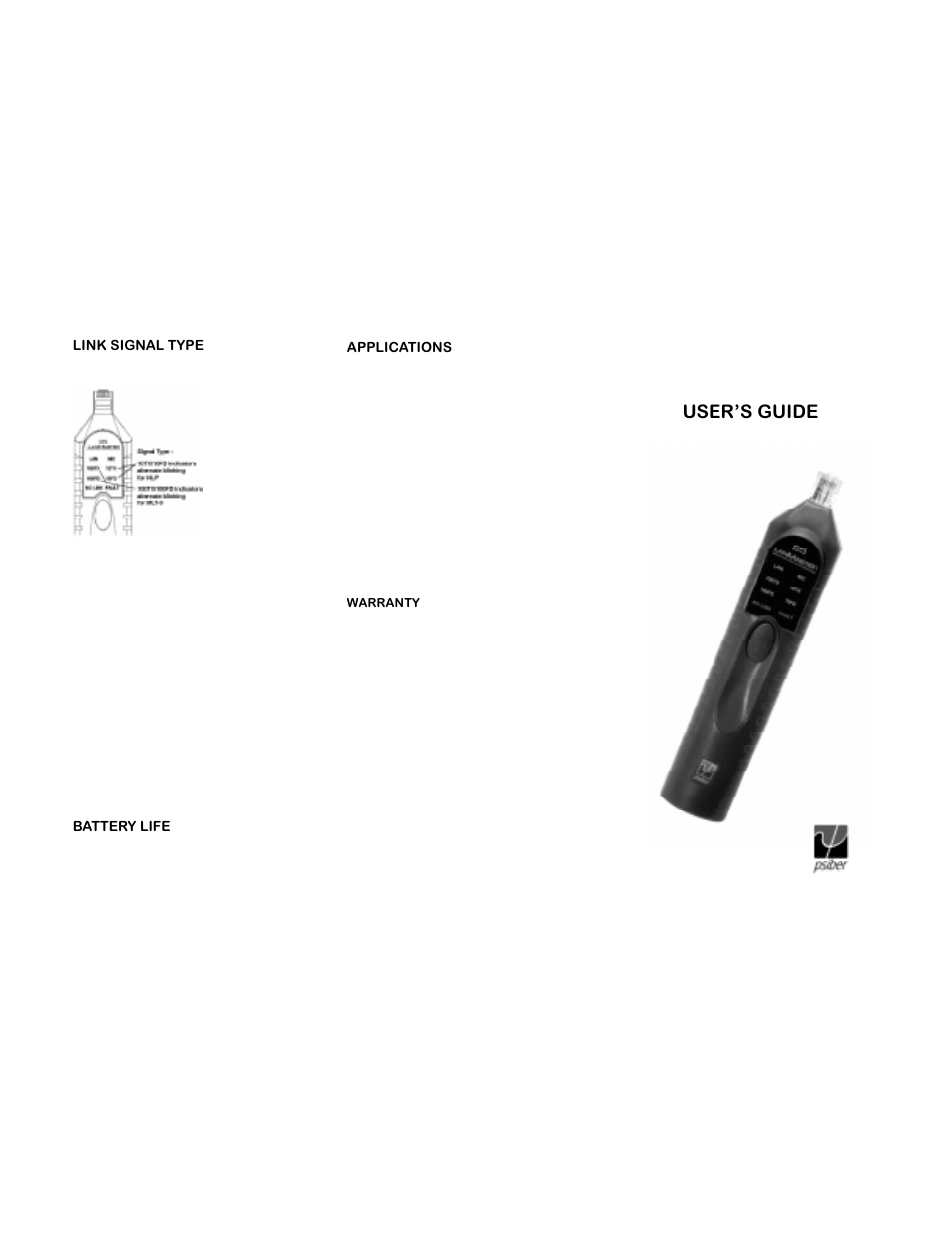 Psiber Data Systems LanMaster 25 User Manual | 2 pages