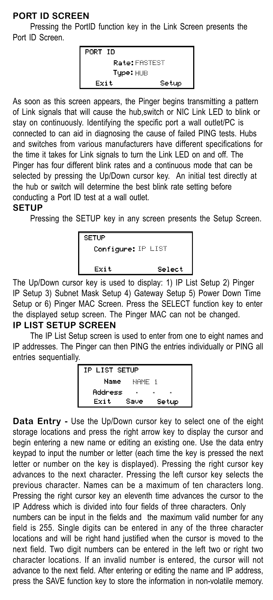 Psiber Data Systems NETWORK IP TESTER User Manual | Page 6 / 9