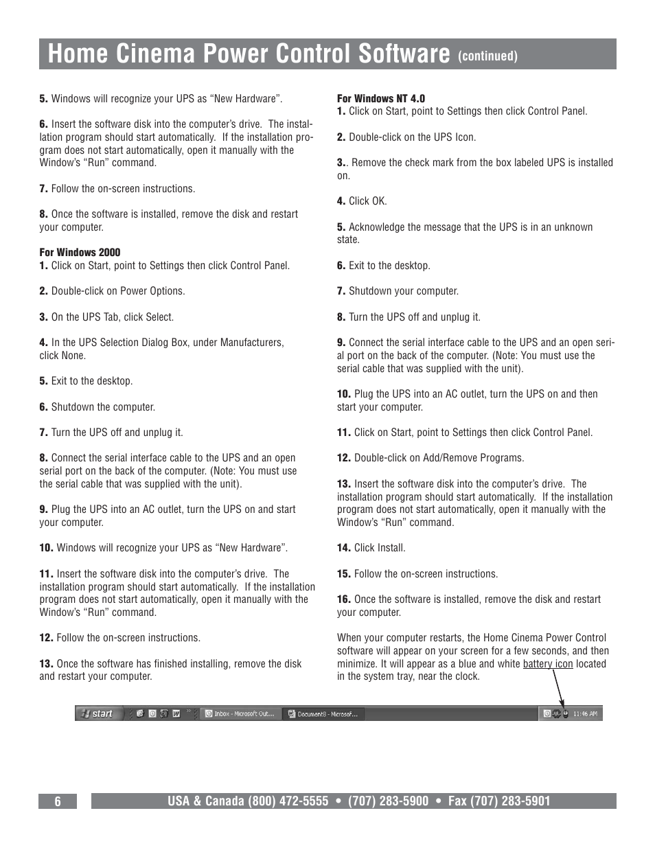 Home cinema power control software | Panamax M1500-UPS User Manual | Page 8 / 20