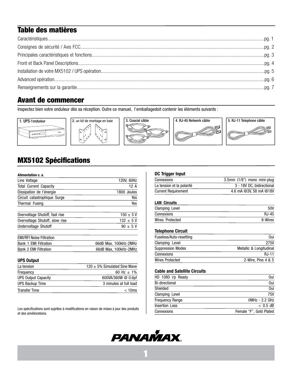 Panamax MX5102 User Manual | Page 10 / 24