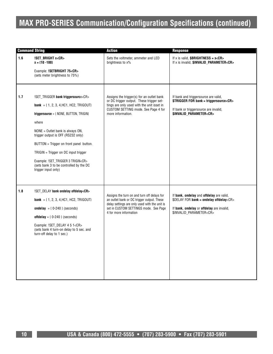 Panamax 7500-PRO User Manual | Page 12 / 17