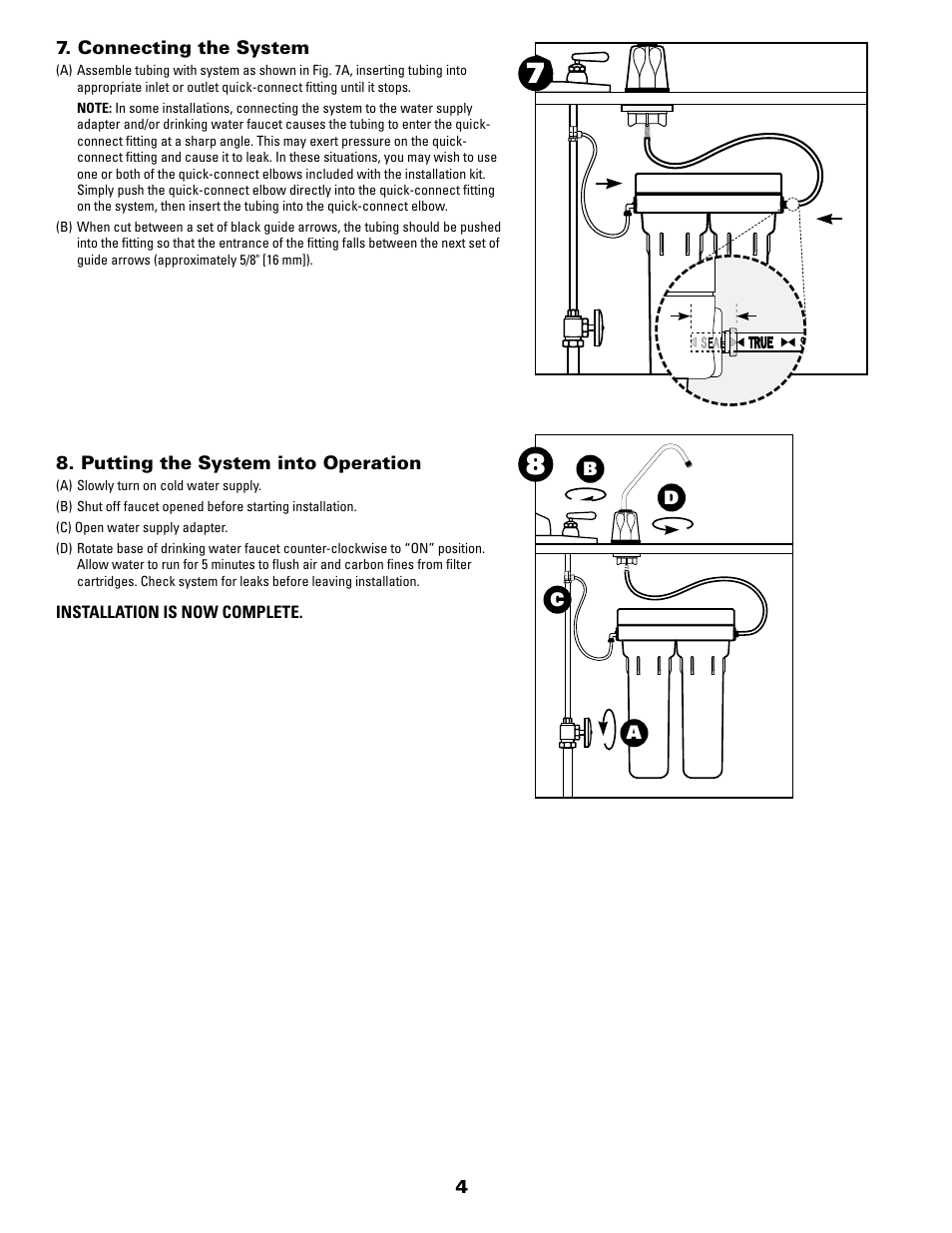Pentek NSF US-1000 User Manual | Page 4 / 8
