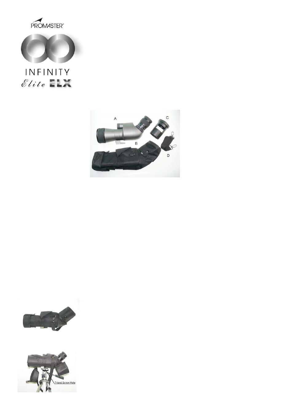 ProMaster INFINITY ELITE ELX 15-45X65 User Manual | 3 pages