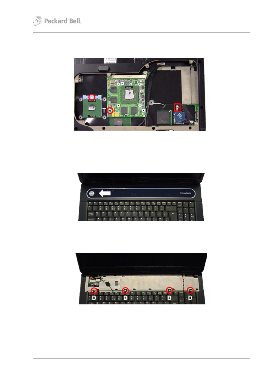 Top cover | PACKARD BELL W7 User Manual | Page 9 / 18