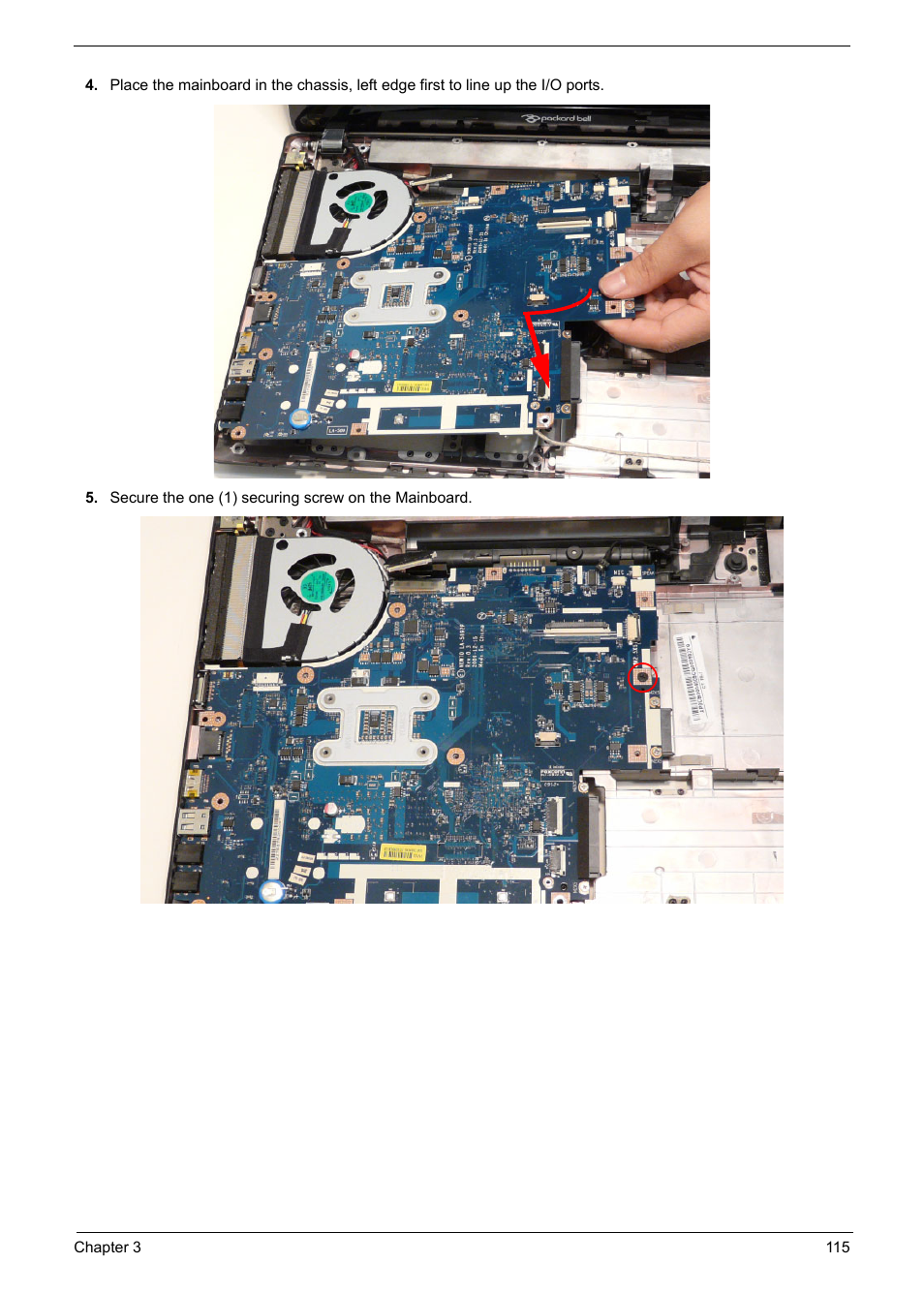PACKARD BELL TM87 User Manual | Page 125 / 216