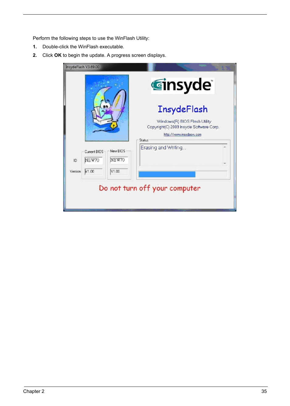 Winflash utility | PACKARD BELL TM87 User Manual | Page 45 / 216