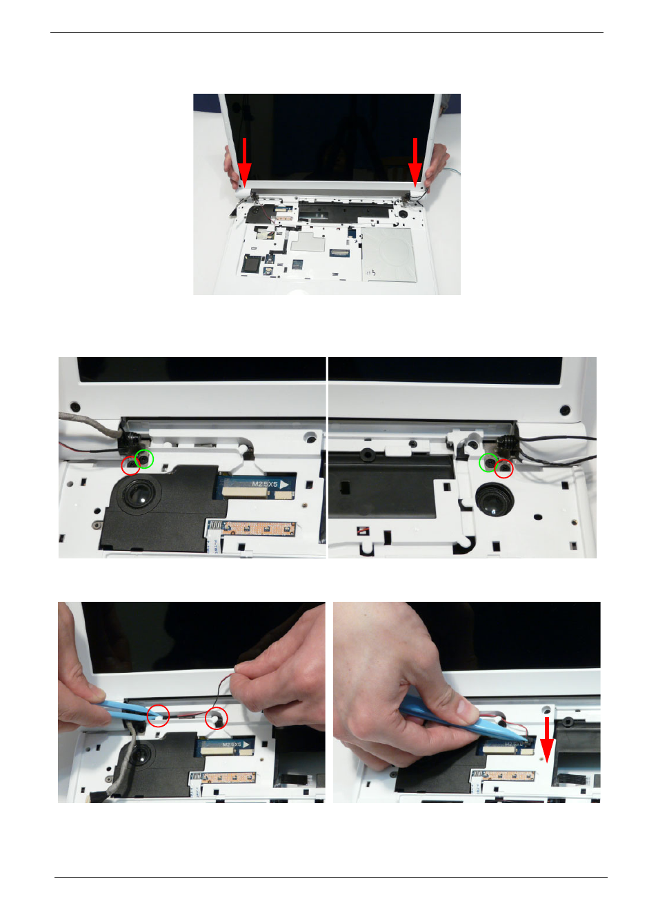 Replacing the lcd module | PACKARD BELL LJ77 User Manual | Page 136 / 222