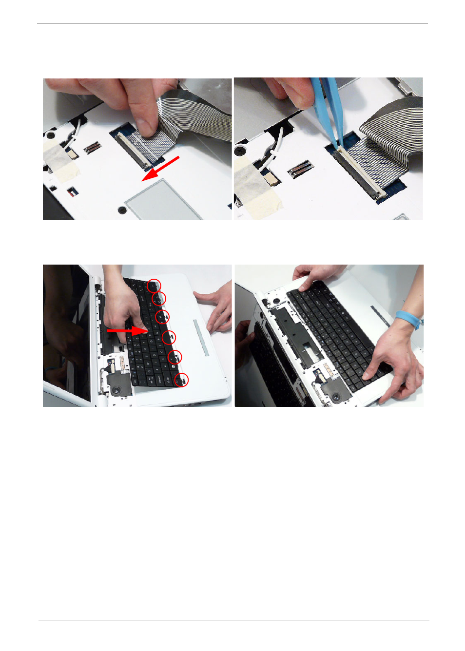 Replacing the keyboard | PACKARD BELL LJ77 User Manual | Page 139 / 222