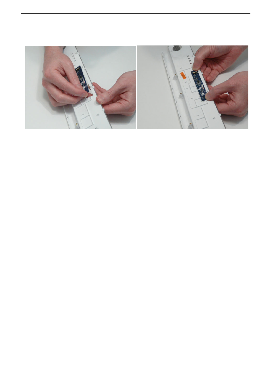 Replacing the media board | PACKARD BELL LJ77 User Manual | Page 140 / 222