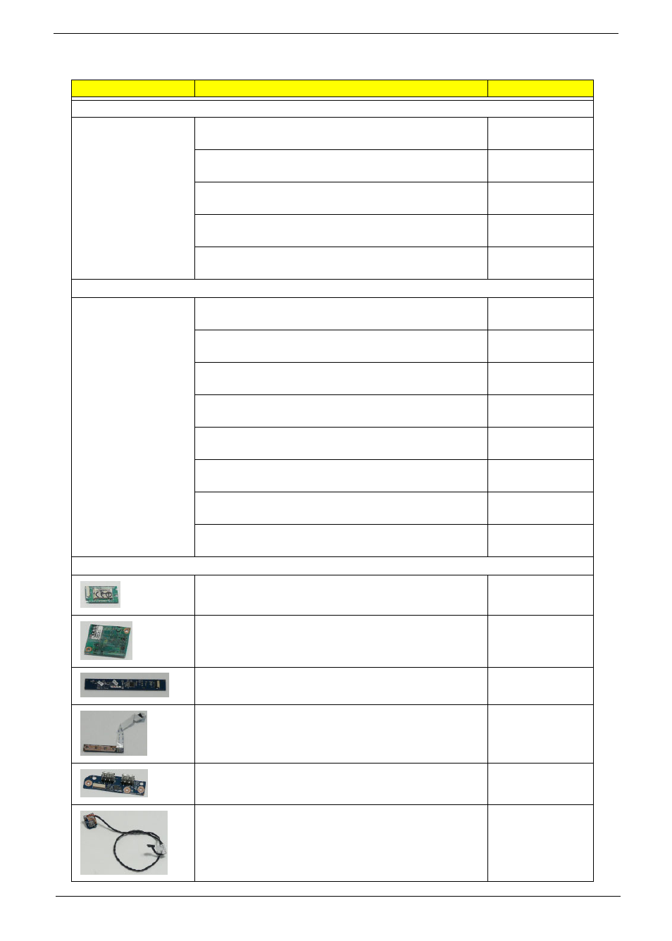 Packard bell easynote lj75/lj77 fru list | PACKARD BELL LJ77 User Manual | Page 191 / 222