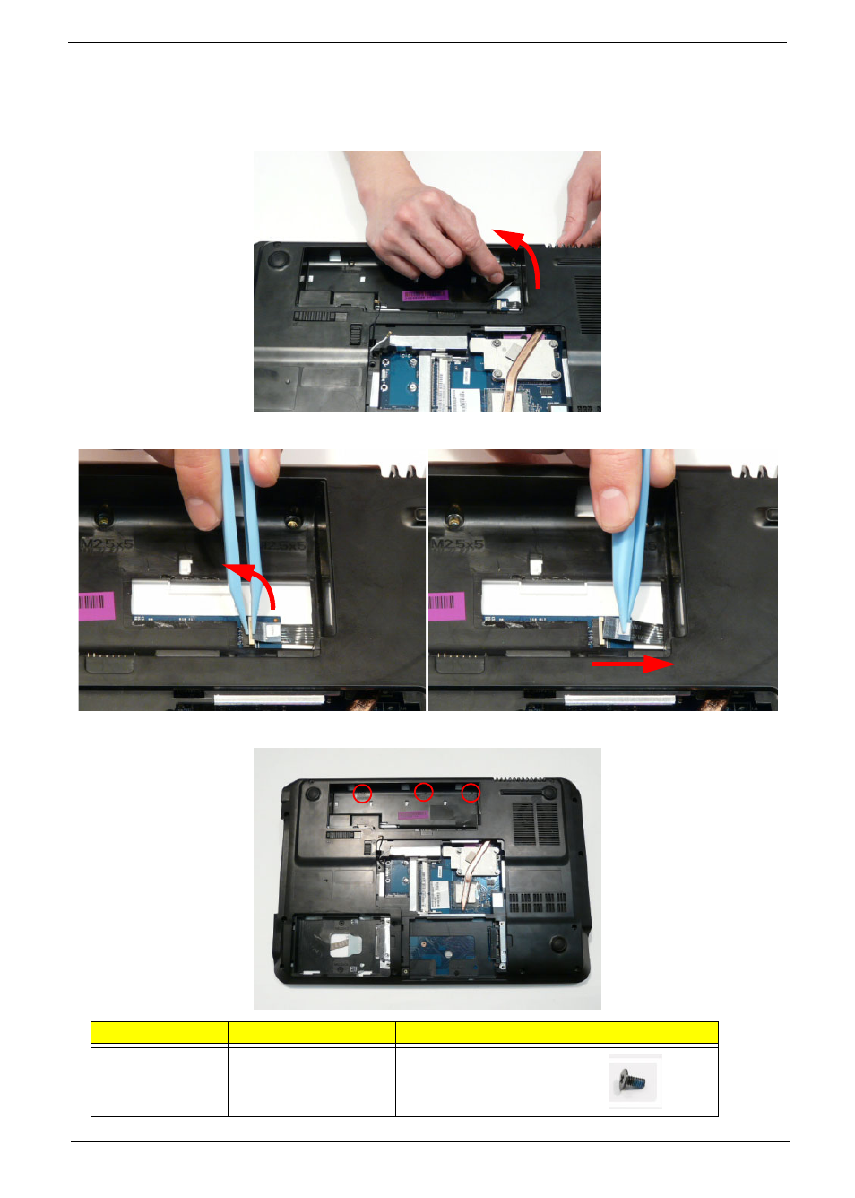 Removing the switch cover | PACKARD BELL LJ77 User Manual | Page 75 / 222