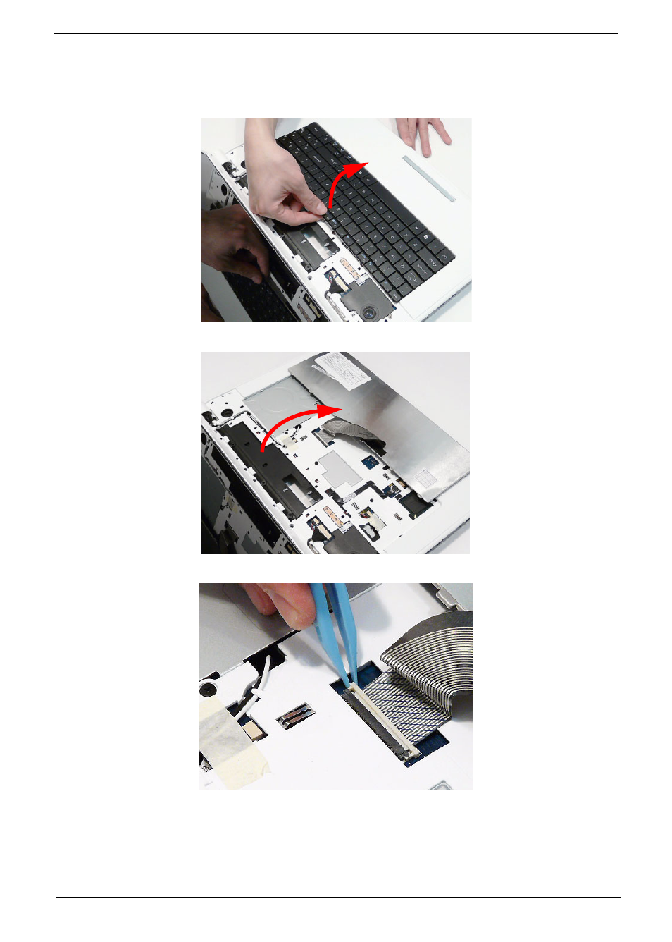 Removing the keyboard | PACKARD BELL LJ77 User Manual | Page 79 / 222