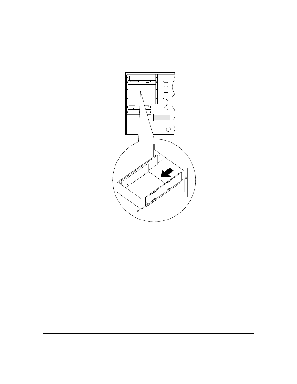 46 upgrades and options, Figure 5-19. removing blank panel tray | PACKARD BELL MH4000 User Manual | Page 130 / 204