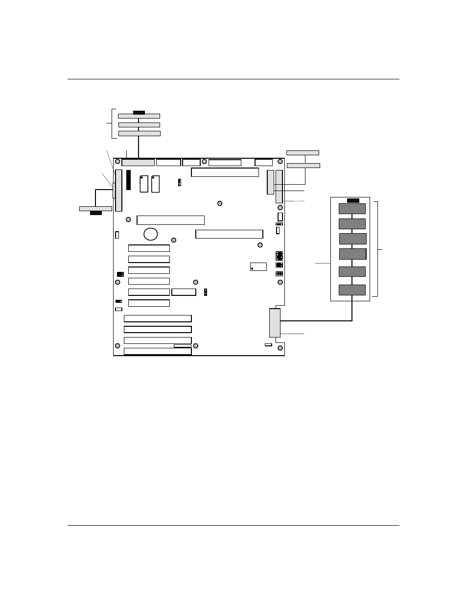 A-3 system cabling, Figure a-1. standard system cable configuration | PACKARD BELL MH4000 User Manual | Page 173 / 204