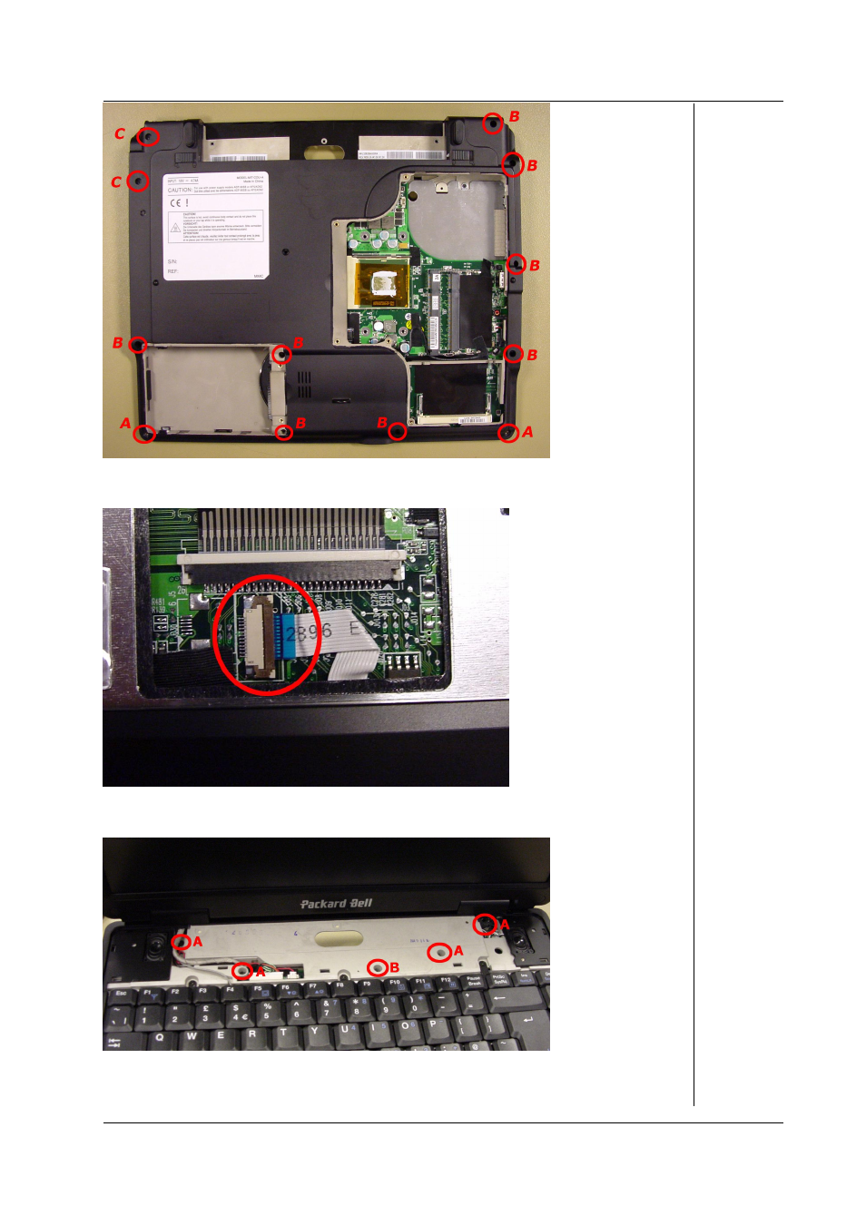 Picture 11, Screws ma, Picture 12 | Picture 13 | PACKARD BELL EasyNote B3 User Manual | Page 10 / 15