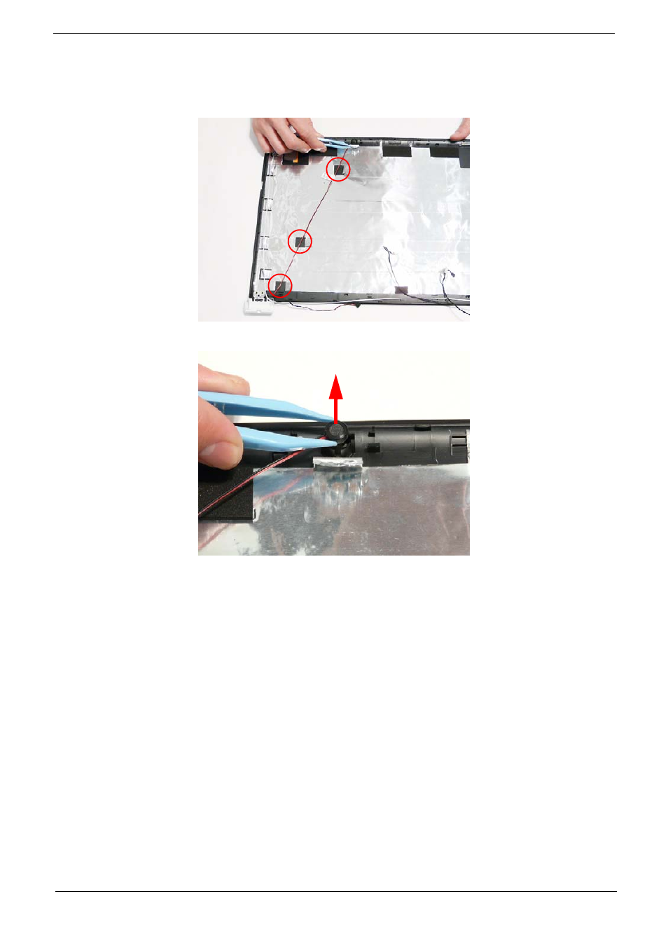 Removing the microphone module | PACKARD BELL LJ61 User Manual | Page 107 / 202