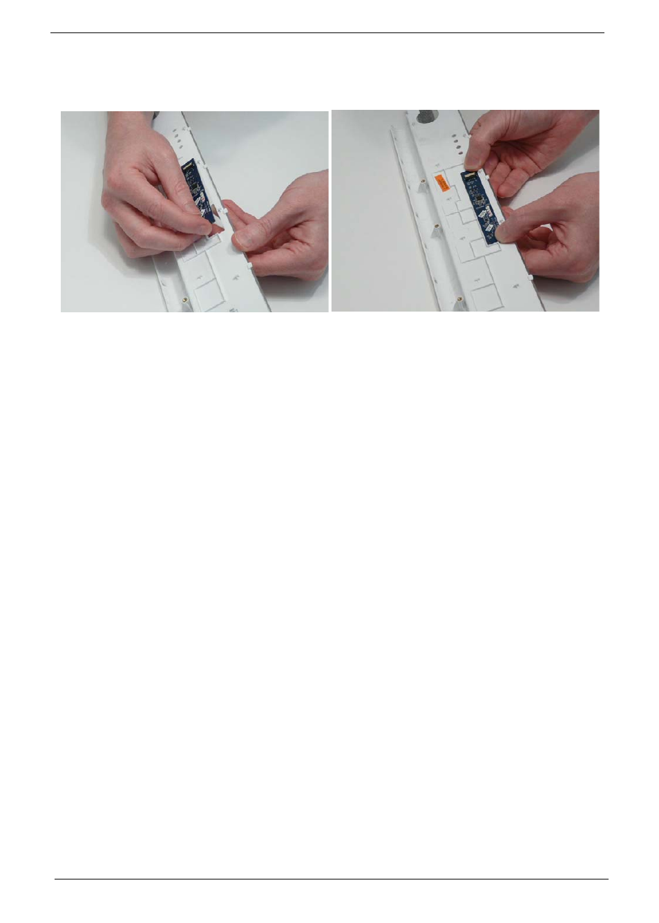 Replacing the media board | PACKARD BELL LJ61 User Manual | Page 134 / 202