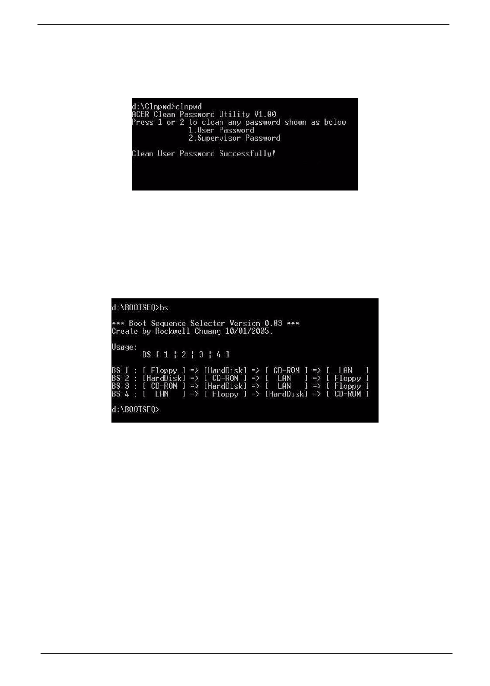 Using boot sequence selector | PACKARD BELL LJ61 User Manual | Page 50 / 202