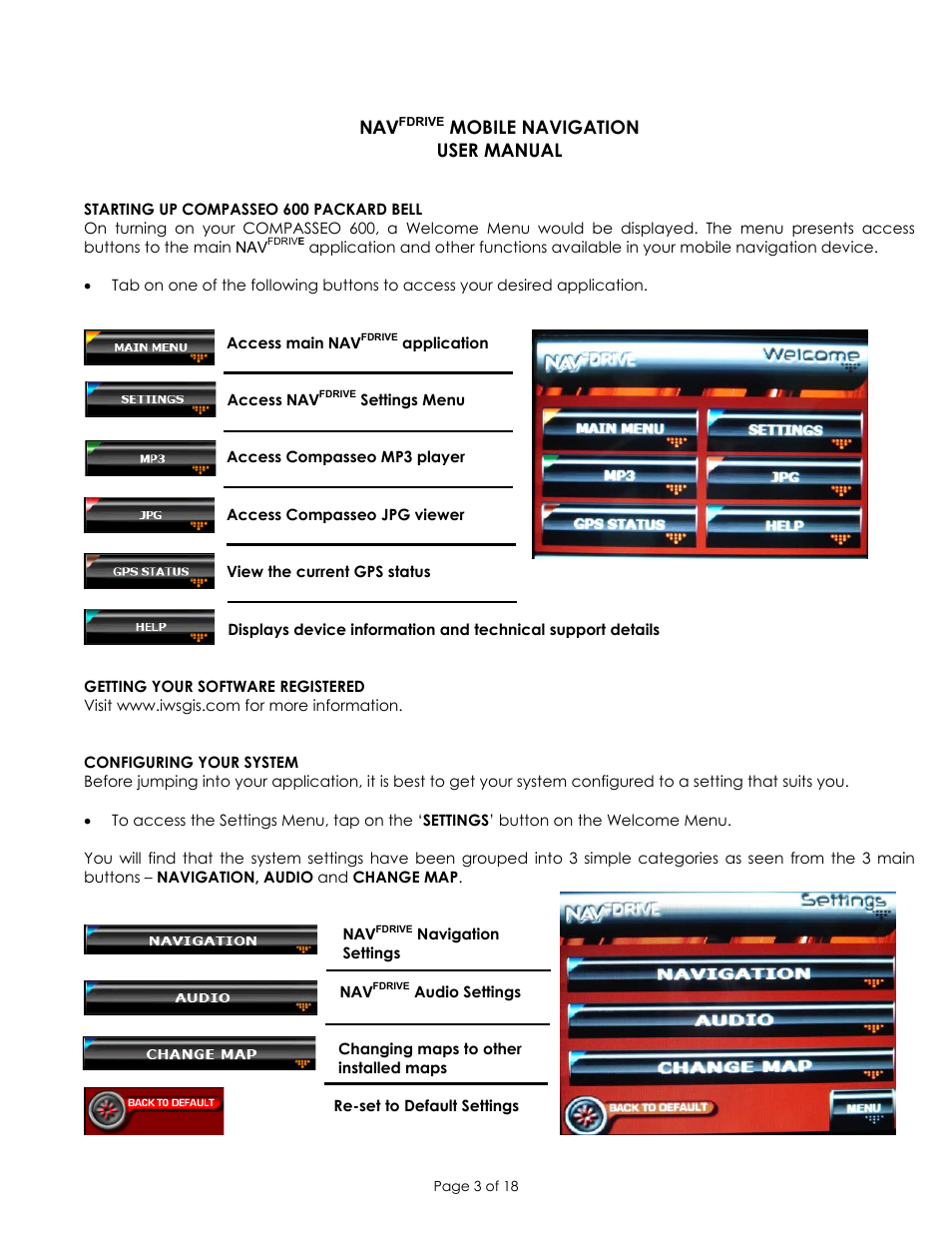 PACKARD BELL COMPASSEO 600 User Manual | Page 3 / 18