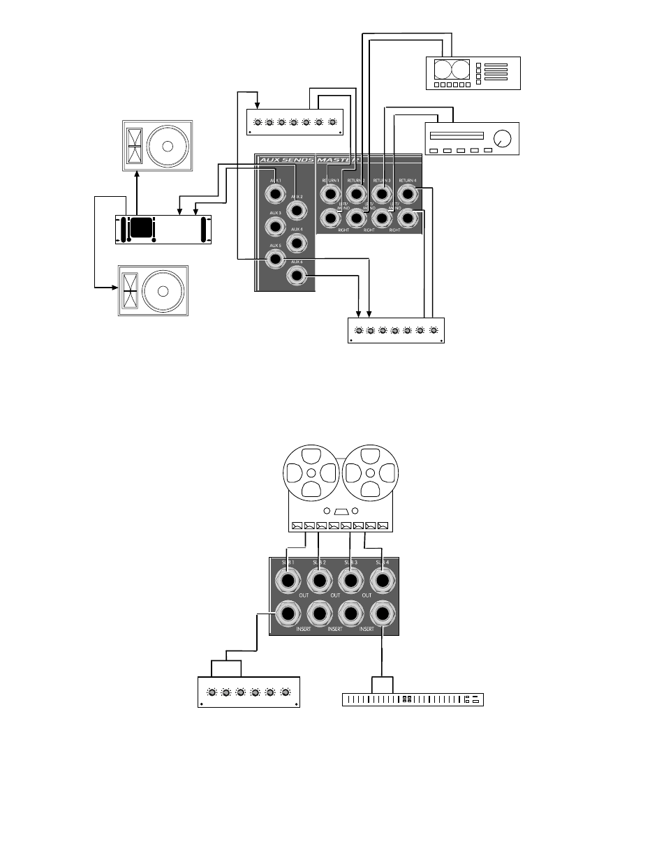 Inputs multi track recorder, Compressor /gate equalizer | Peavey SRC 4026 FC User Manual | Page 12 / 48