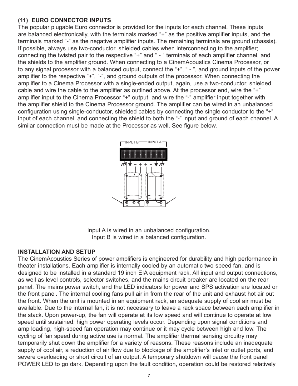 Peavey CA-A800B User Manual | Page 7 / 36