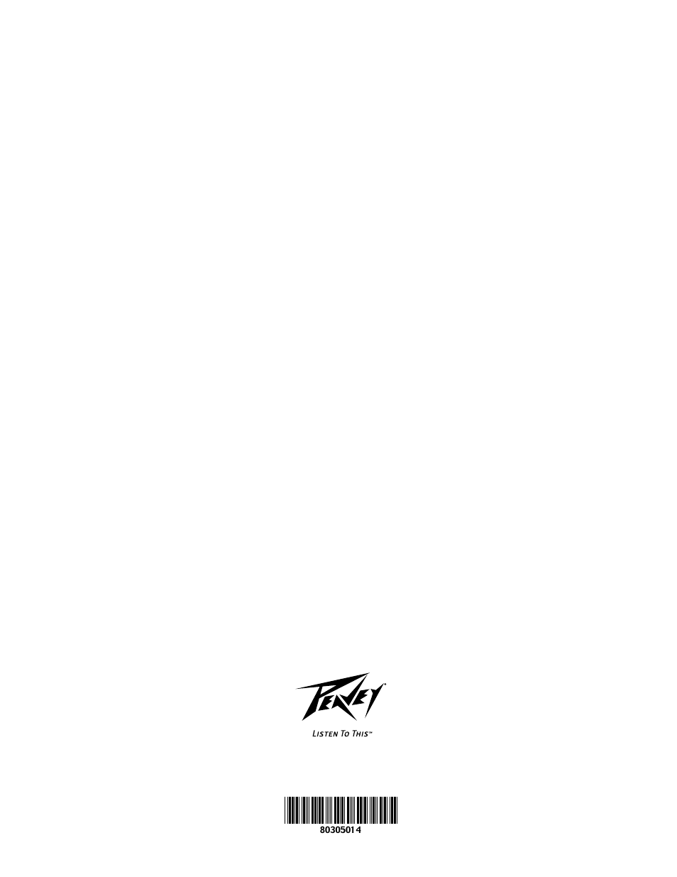 Peavey Transtube 9/0180305014 User Manual | Page 48 / 48