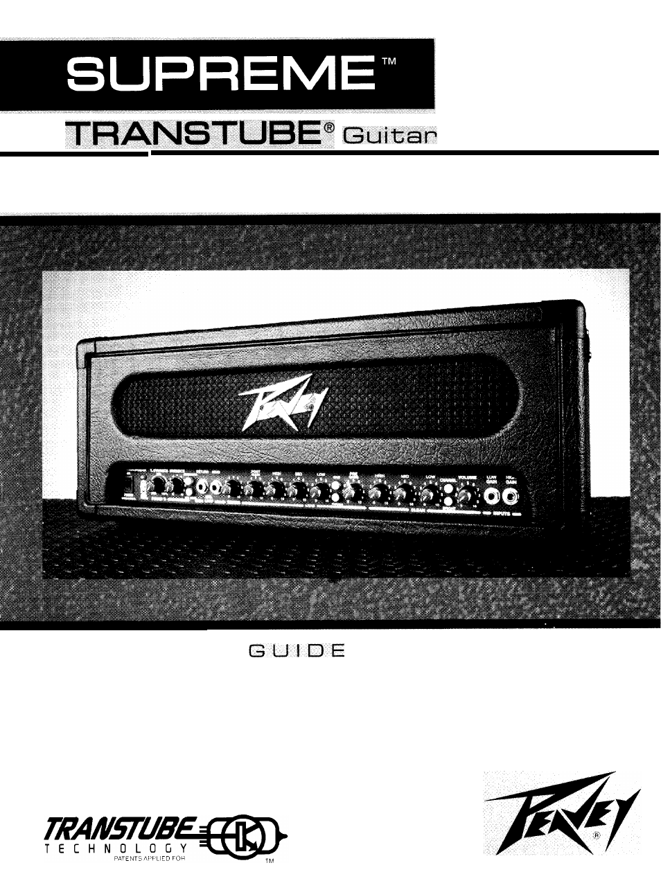 Peavey Supreme User Manual | 20 pages