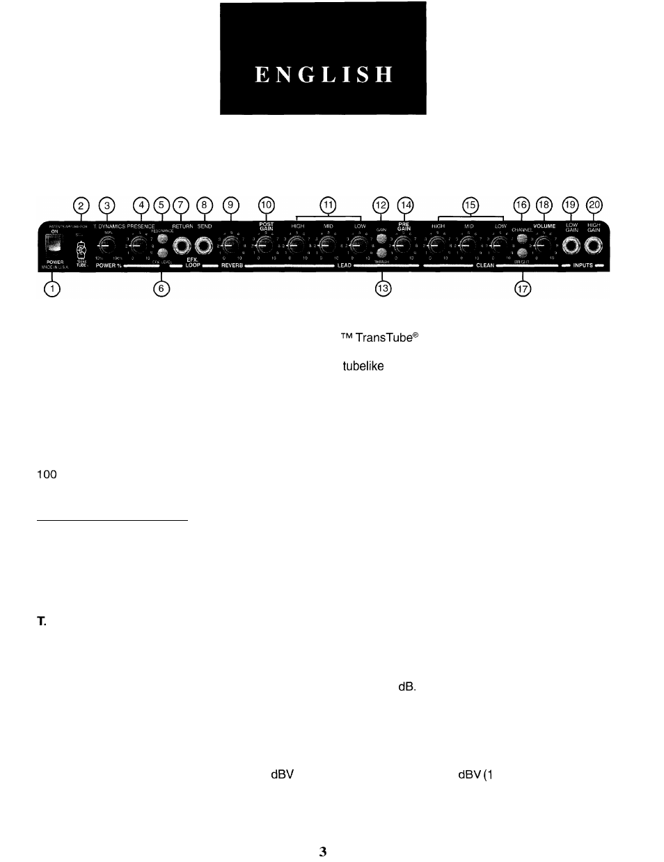 Peavey Supreme User Manual | Page 3 / 20