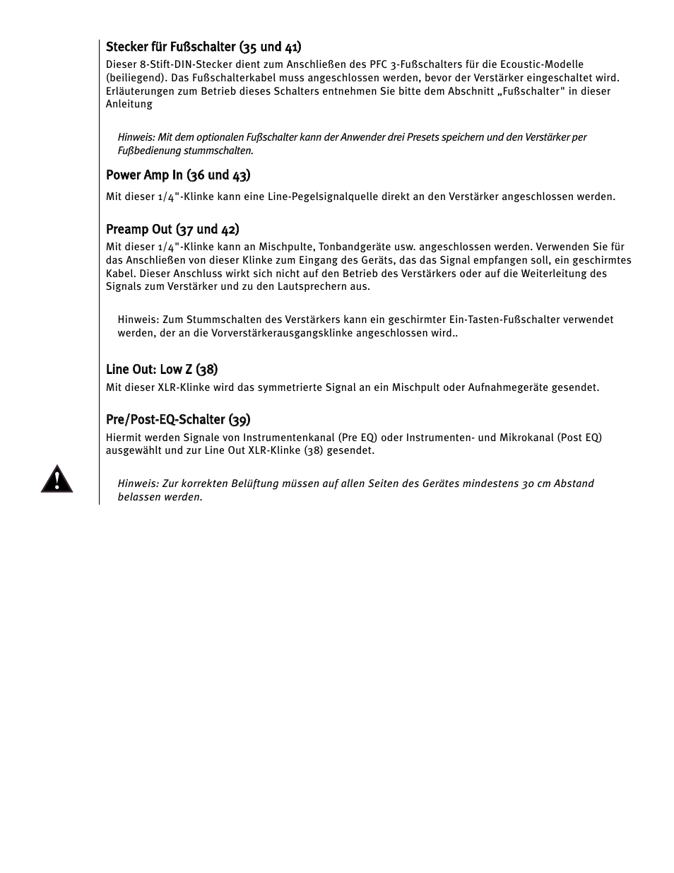 Peavey Ecoustic 110 User Manual | Page 33 / 52