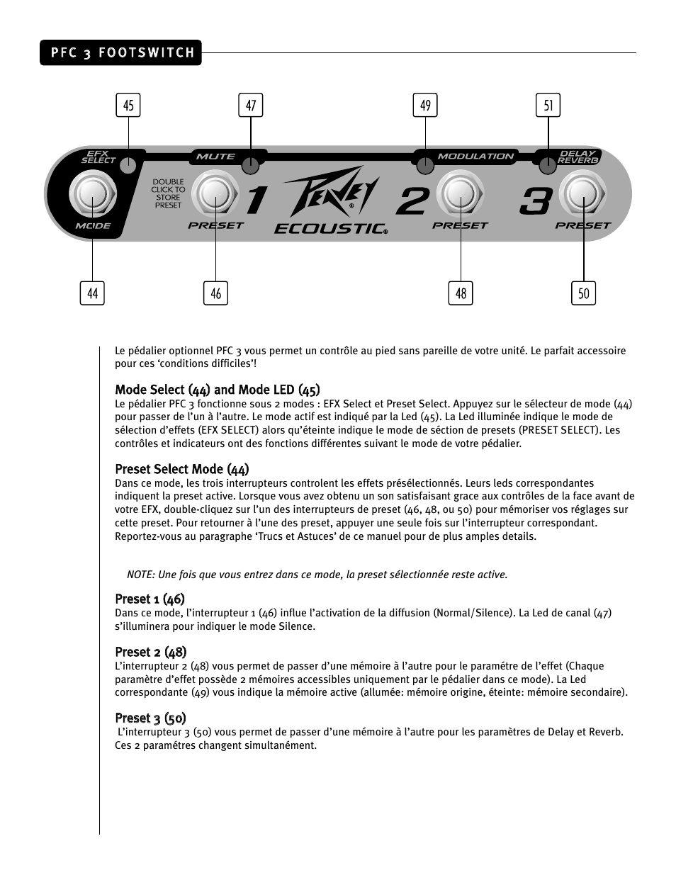 Peavey Ecoustic 110 User Manual | Page 45 / 52