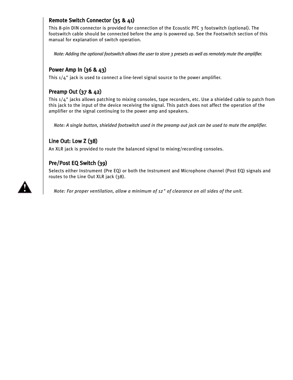 Peavey Ecoustic 110 User Manual | Page 9 / 52