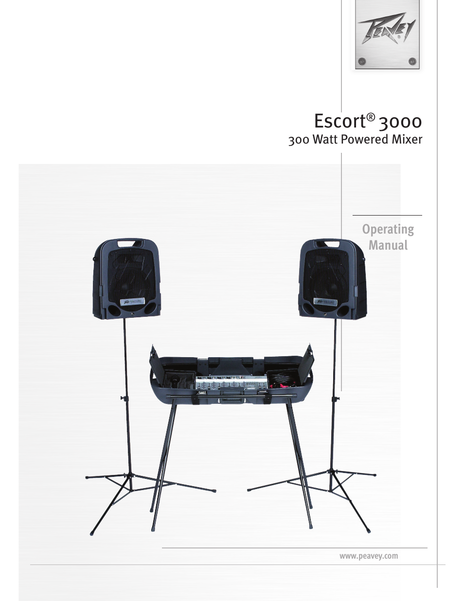 Peavey ESCORT 3000 User Manual | 16 pages