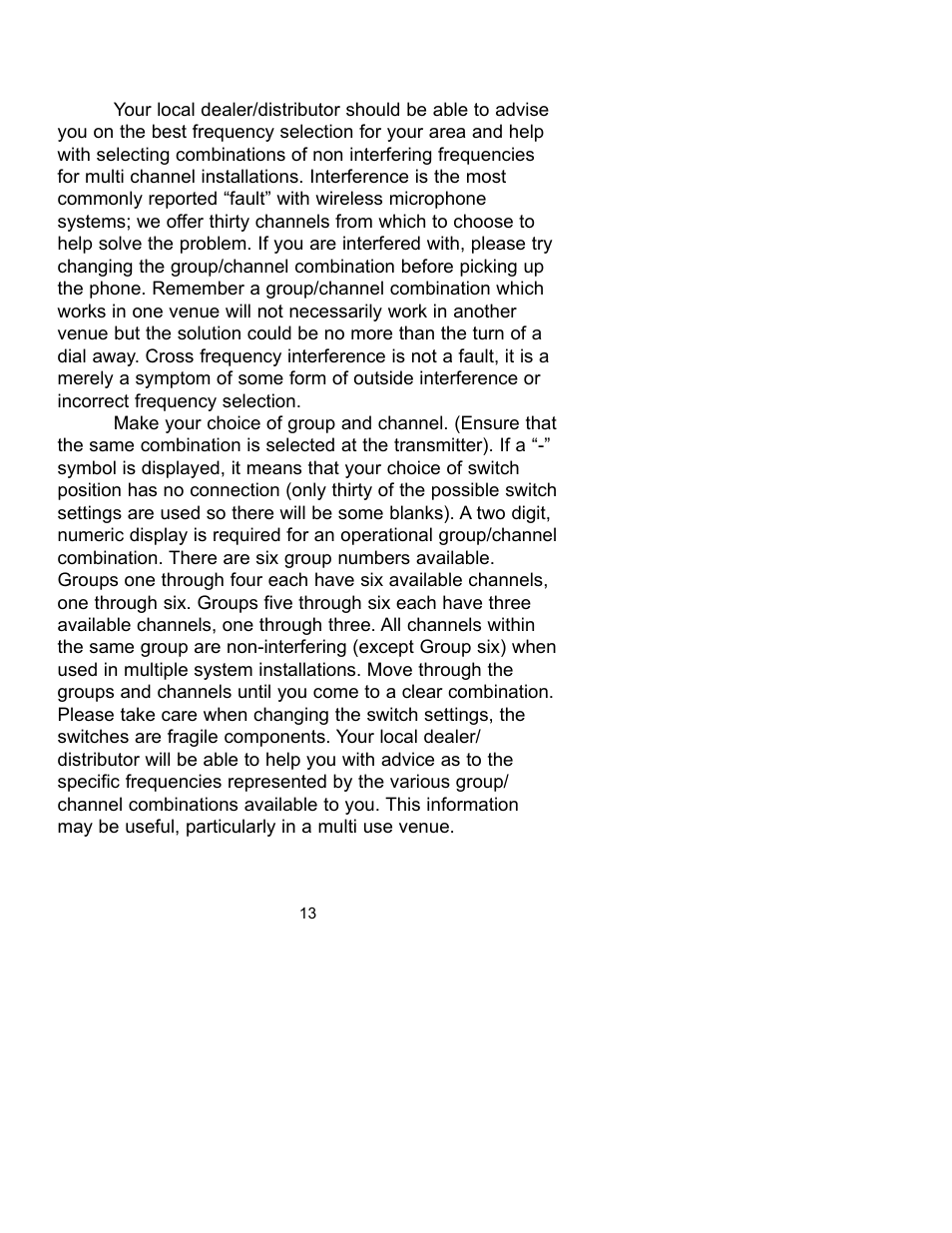 Peavey PCX-U302 User Manual | Page 13 / 28