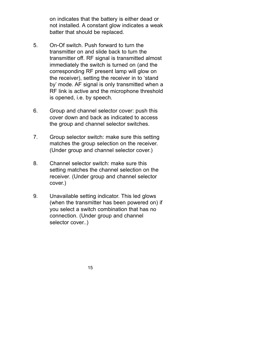Peavey PCX-U302 User Manual | Page 15 / 28