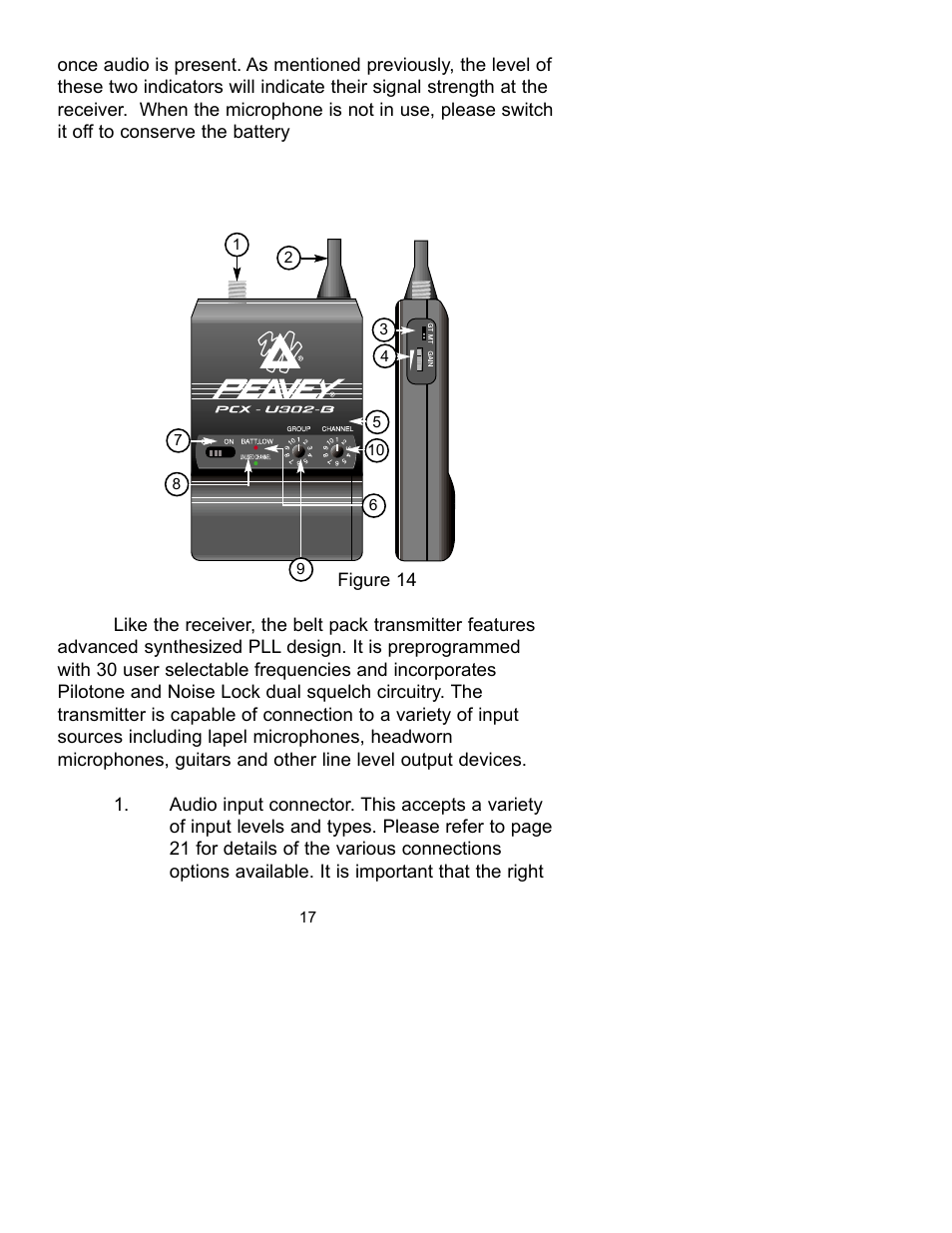 Peavey PCX-U302 User Manual | Page 17 / 28