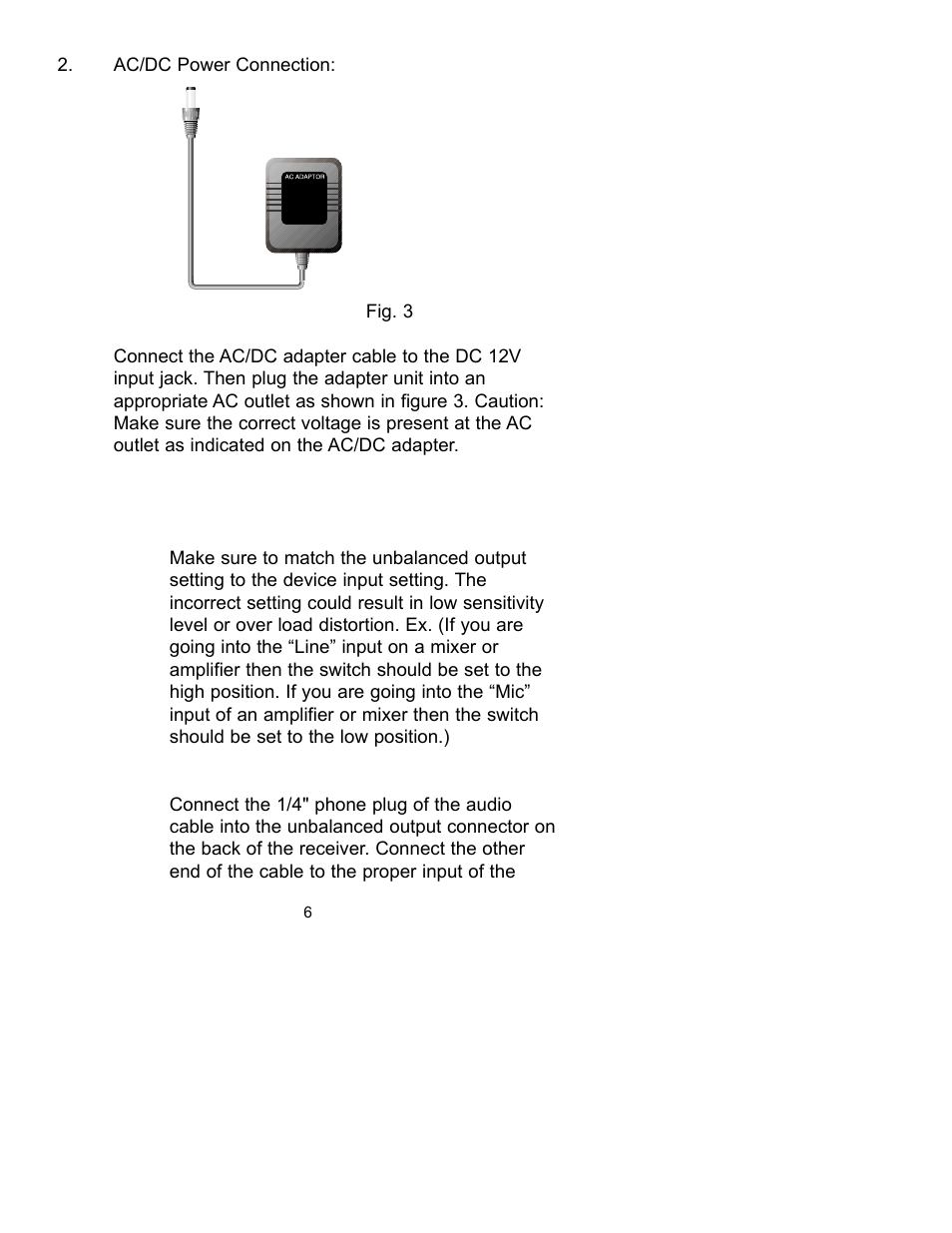 Peavey PCX-U302 User Manual | Page 6 / 28