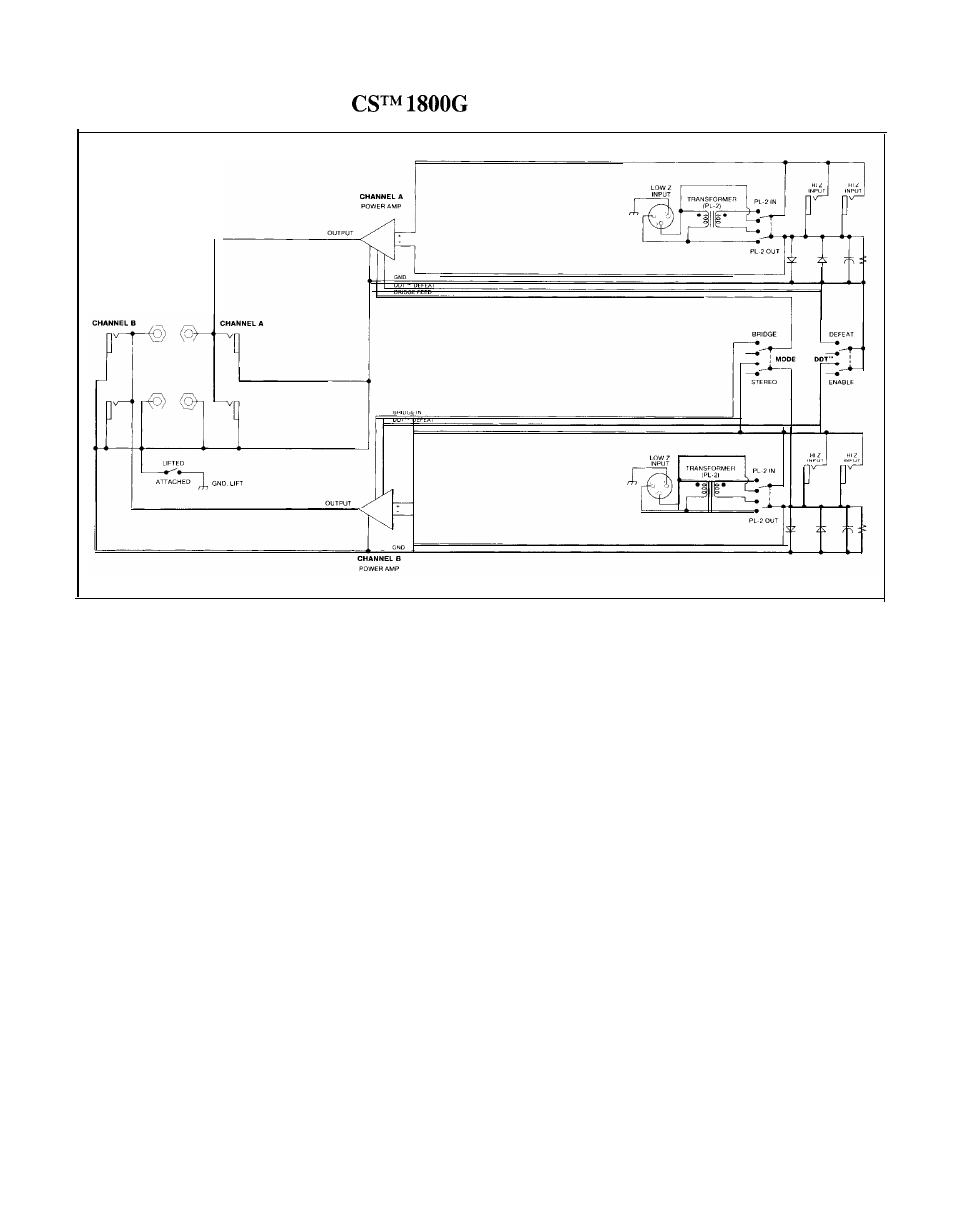 Peavey CS 1800G User Manual | Page 10 / 32