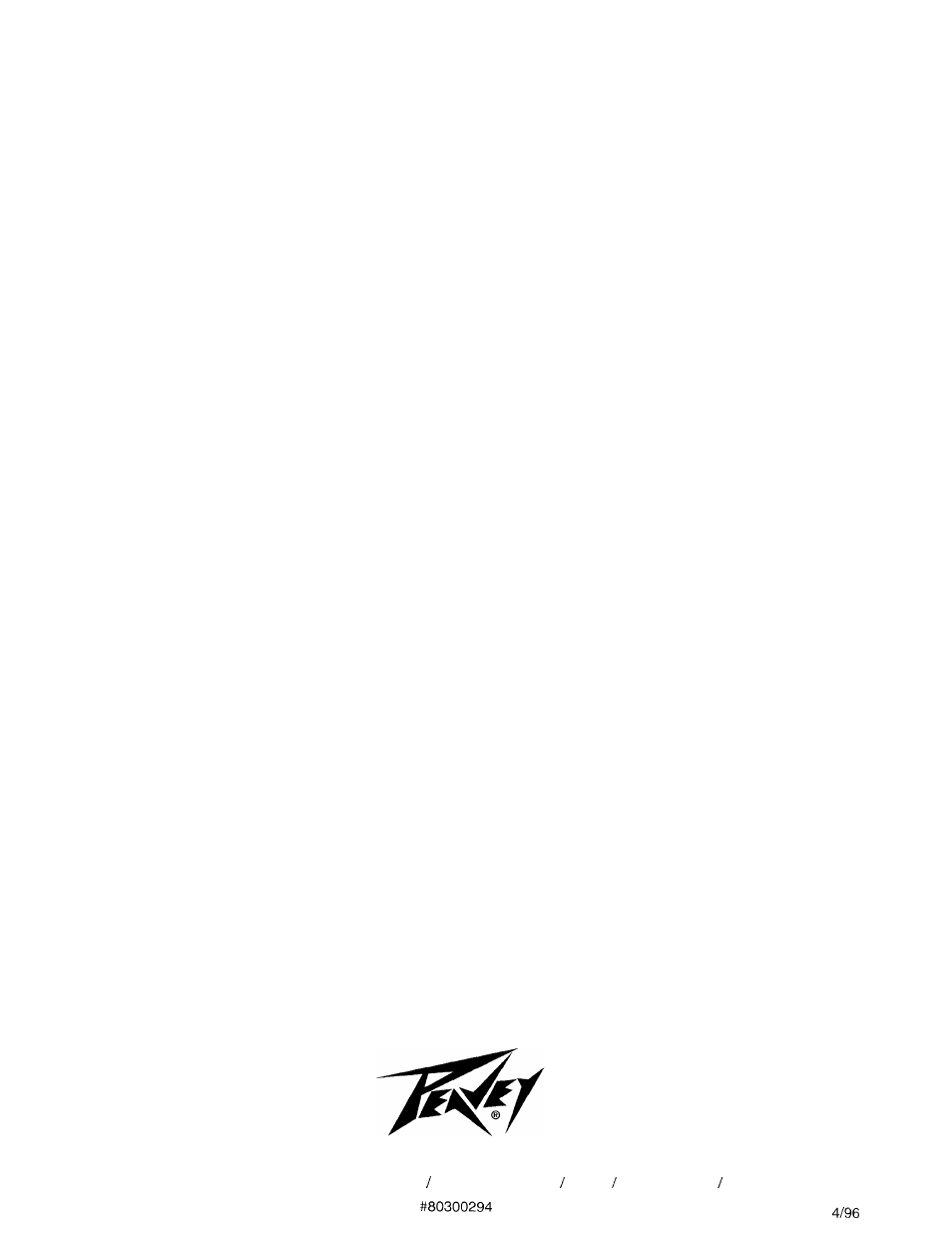 Peavey Ultra Plus User Manual | Page 20 / 20