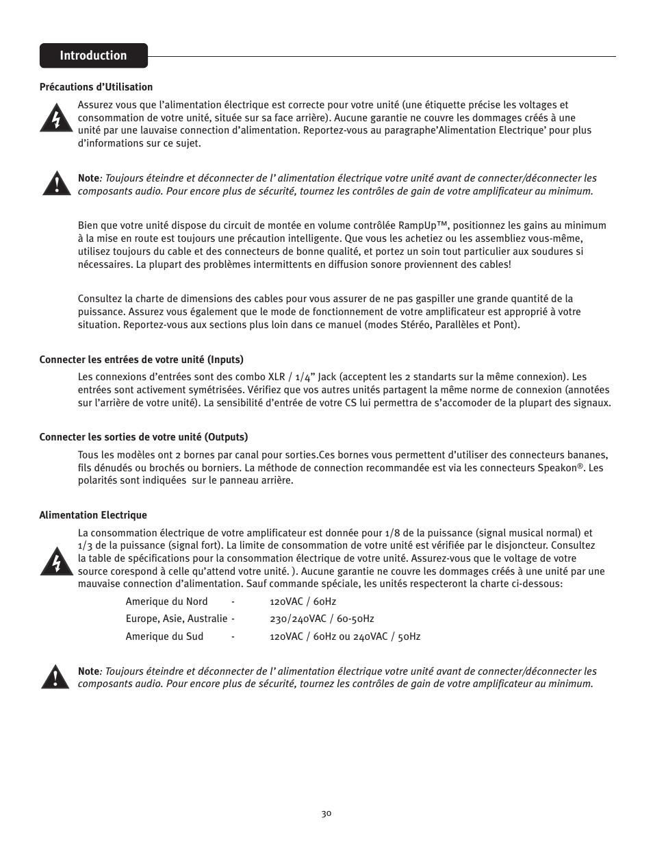 Peavey CS 3000 User Manual | Page 30 / 52