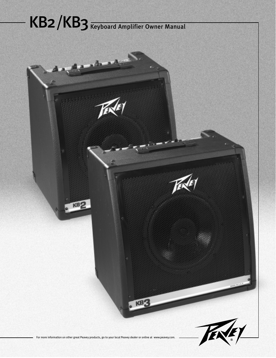 Peavey KB2 User Manual | 24 pages