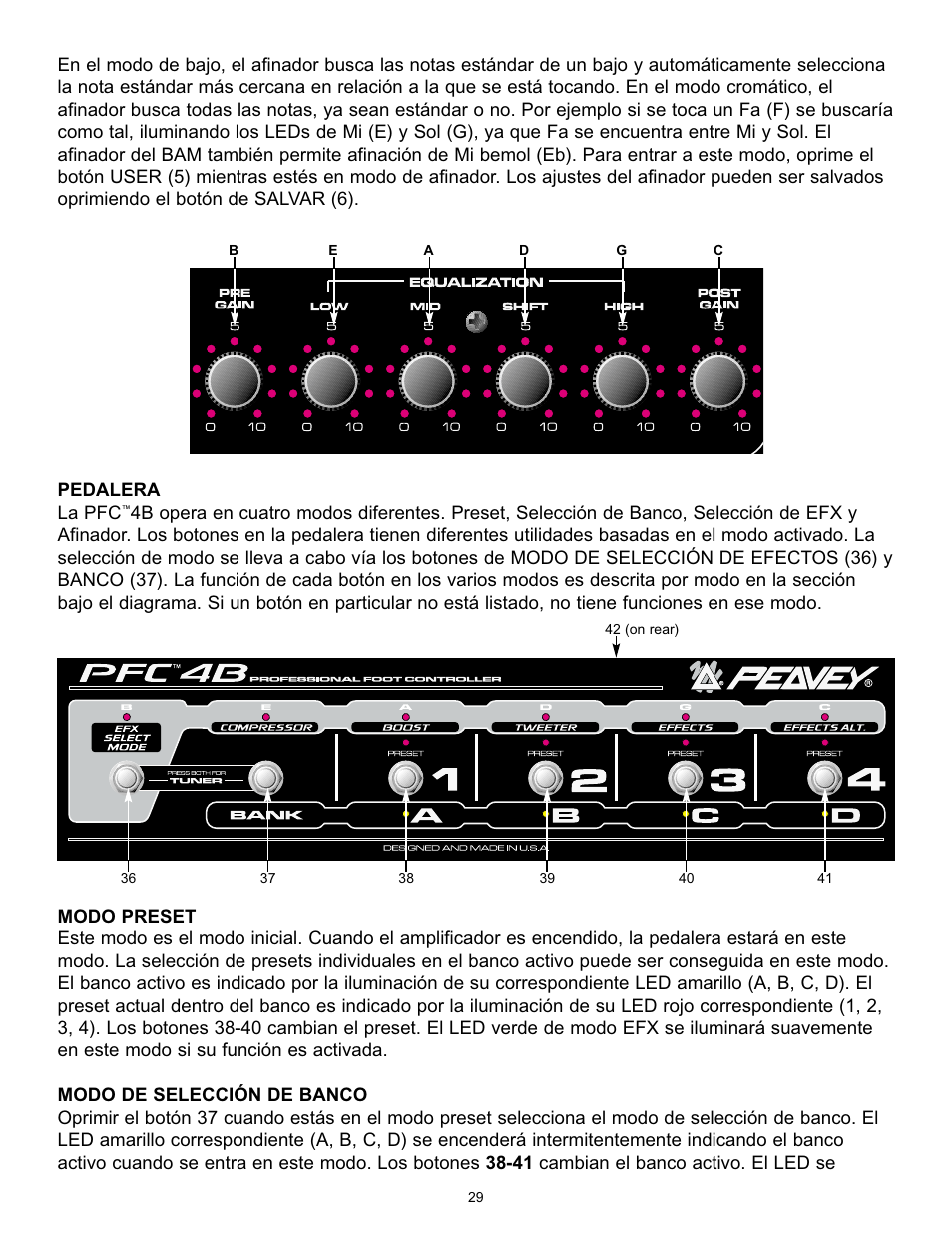 Peavey BAM 210 User Manual | Page 29 / 80